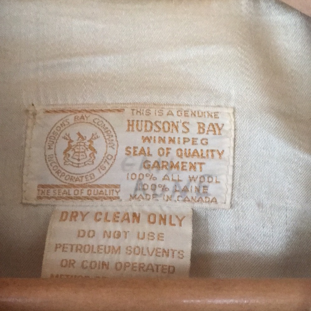 Vintage Hudson’s Bay virgin wool jacket 1970s - Picture 11 of 12